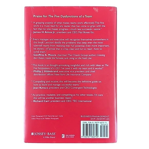 Book “The Five Dysfunctions of a Team” by Patrick Lencioni - Picture 3 of 4